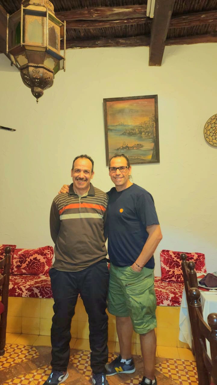 Host of M'Riste Jouhar welcoming a guest at the door
